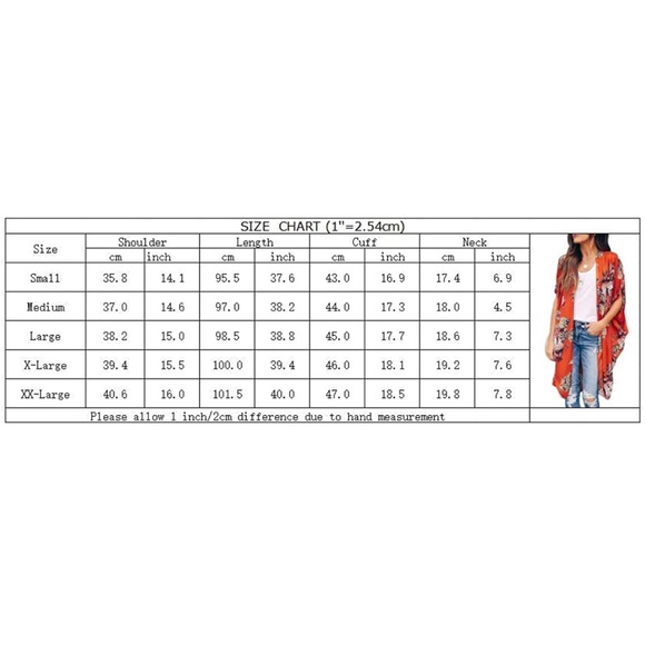 Floral Kimono Draped Oversized Beach Cover Up - Picture 3 of 6